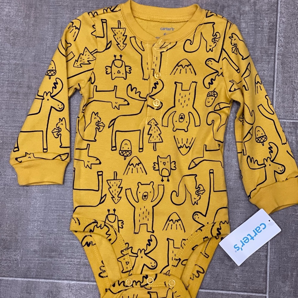 Carter’s long sleeve bodysuit.  NWT